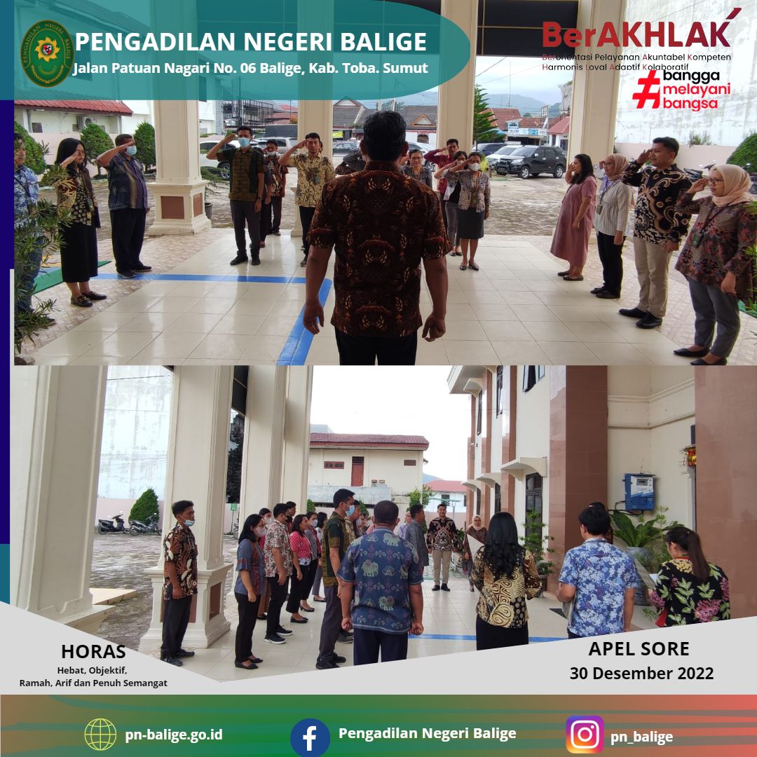 APEL SORE 30 Desember 2022